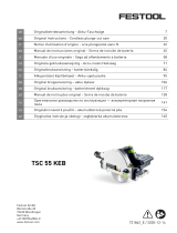 Festool TSC 55 5,2 KEBI-Plus/XL-FS Instrukcja obsługi