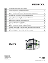 Festool CTL SYS Instrukcja obsługi