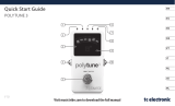 TC Electronic POLYTUNE 3 Skrócona instrukcja obsługi