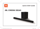 JBL JBL Cinema SB160 Soundbar Instrukcja obsługi
