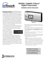 Intermatic InTouch Z-Wave CA8900 Instrukcja obsługi
