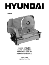 Hyundai FS 804E Instrukcja obsługi