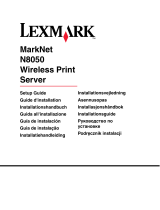 Lexmark MARKNET N8050 WIRELESS PRINT SERVER Instrukcja obsługi