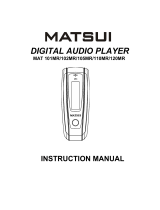 Matsui 120MR Instrukcja obsługi