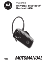 Motorola H680 - Headset - Over-the-ear Instrukcja obsługi