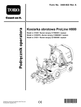 Toro ProLine H800 Rotary Mower Instrukcja obsługi