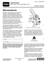 Toro Scarifier Instrukcja obsługi