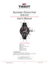 Tissot Quickster Chrono Foot G10-212 Instrukcja obsługi