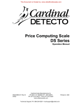 Cardinal DS Series Instrukcja obsługi