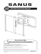 Sanus VLF320 Instrukcja obsługi