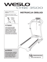 Weslo Lyne 3500 Treadmill Instrukcja Obsługi Manual