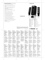 Creative I-TRIGUE 3000 - QUICKSTART FRONT Skrócona instrukcja obsługi