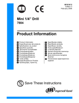 Ingersoll-Rand 7804 Instrukcja obsługi
