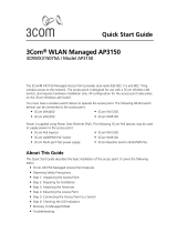 3com 3CRWX315075A - Wireless LAN Managed Access Point 3150 Skrócona instrukcja obsługi