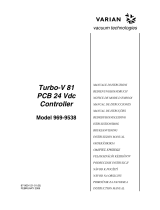 Varian Turbo-V 81 969-9538 Instrukcja obsługi