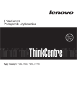 Lenovo ThinkCentre A58 Instrukcja obsługi