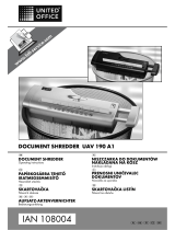 UNITED OFFICE UAV 190 A1 Operating Instructions Manual