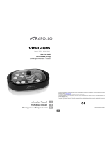 Apollo VITA GUSTO GEG-1500-BLK Instrukcja obsługi