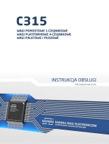 RADWAG C315.4P2.1500.C Instrukcja obsługi