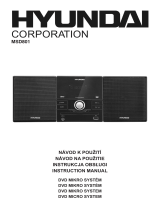 Hyundai MSD801 Instrukcja obsługi