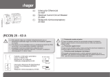 Hager RCCB 25-63A Skrócona instrukcja obsługi