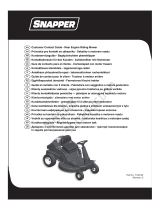 Simplicity REAR ENGINE RIDER CE, SNAPPER instrukcja