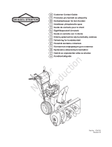 Simplicity TWO-STAGE SNOWTHROWER, BRIGGS & STRATTON, EUROPEAN MODELS instrukcja