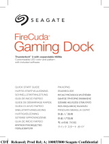 Seagate STJF4000400 FireCuda Gaming Dock 4 TB Instrukcja obsługi