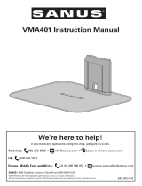 Sanus VMA401 Instrukcja obsługi