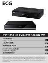 ECG DVT 970 HD PVR Instrukcja obsługi