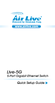 AirLive LIVE-5G Instrukcja obsługi