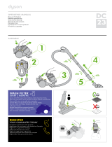Dyson DC23 Motorhead Instrukcja obsługi