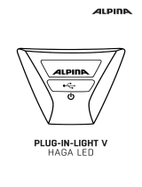 Alpina PLUG-IN-LIGHT V HAGA LED Instrukcja obsługi