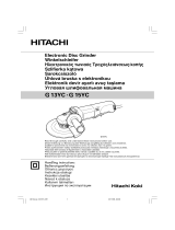 Hitachi G13YC Instrukcja obsługi