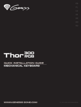 Genesis Thor 300 RGB Quick Installation Manual