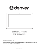 Denver TAQ-10423L WHITE Instrukcja obsługi