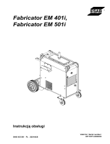 ESAB Fabricator EM 401i, EM 501i Instrukcja obsługi