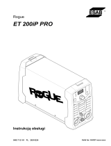 ESAB Rogue ET 200iP PRO Instrukcja obsługi