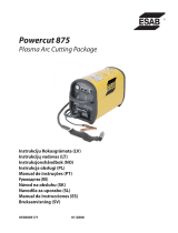 ESAB Powercut 875 Instrukcja obsługi