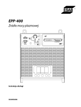 ESAB EPP-400 Plasma Power Source Instrukcja obsługi