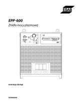 ESAB EPP-600 Plasma Power Source Instrukcja obsługi