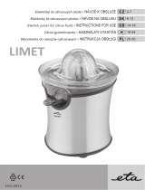 eta LIMET 1033 90000 Instructions For Use Manual