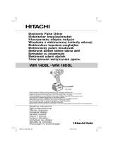 Hitachi WM 18DBL Instrukcja obsługi