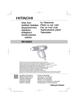 Hitachi RH 650V Handling Instructions Manual