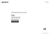 Sony ILME-FX6V Instrukcja obsługi