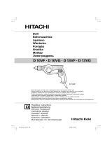 Hitachi D10VG Instrukcja obsługi