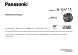 Panasonic HXA025E Instrukcja obsługi