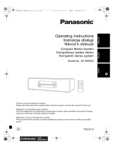 Panasonic SCDM502E Instrukcja obsługi