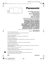 Panasonic SCHC212EG Instrukcja obsługi