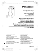 Panasonic SCTMAX9EG Instrukcja obsługi